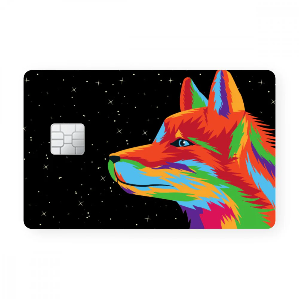 Acrylic Wolf Card - Image 2