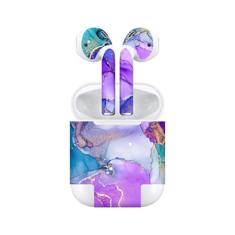 Airpods Violet Galaxy Skin