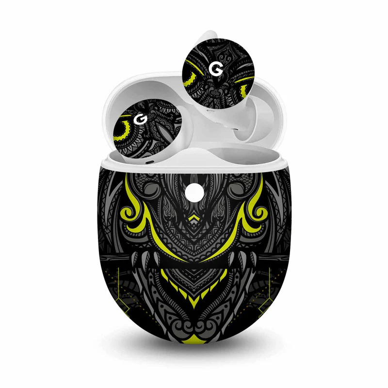 Classic Owl Yellow Google Pixel Buds Skin
