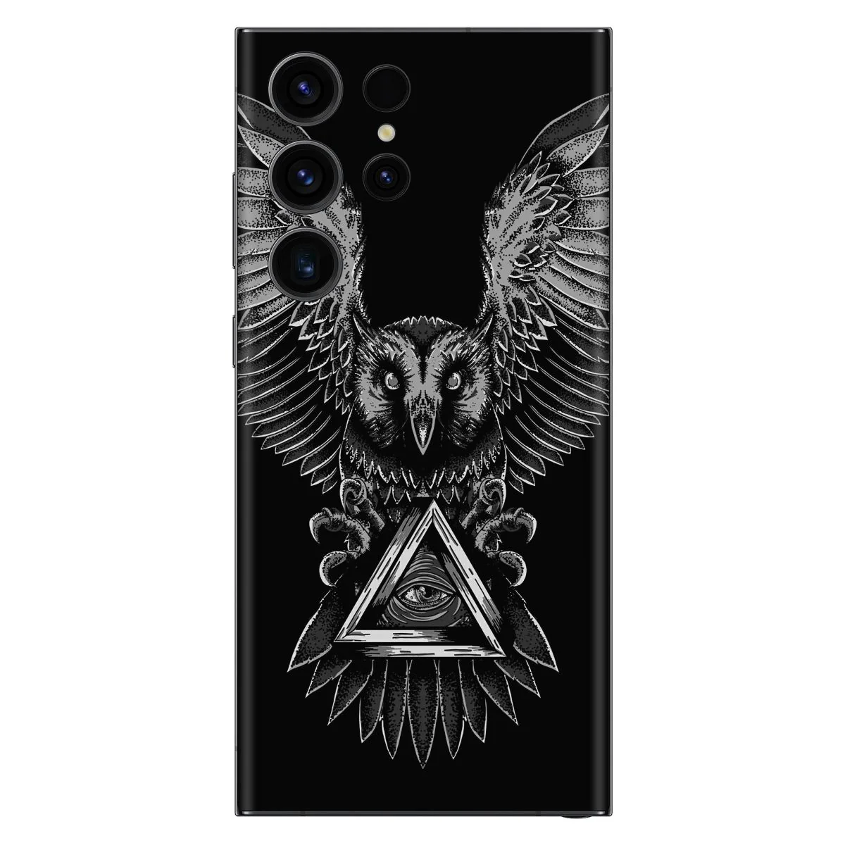 Illuminati Black Owl Mobile Skin Mobile Skin