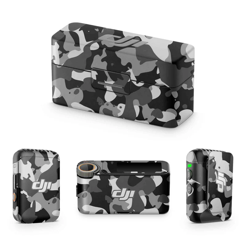 Army Grey DJI Mic Skin