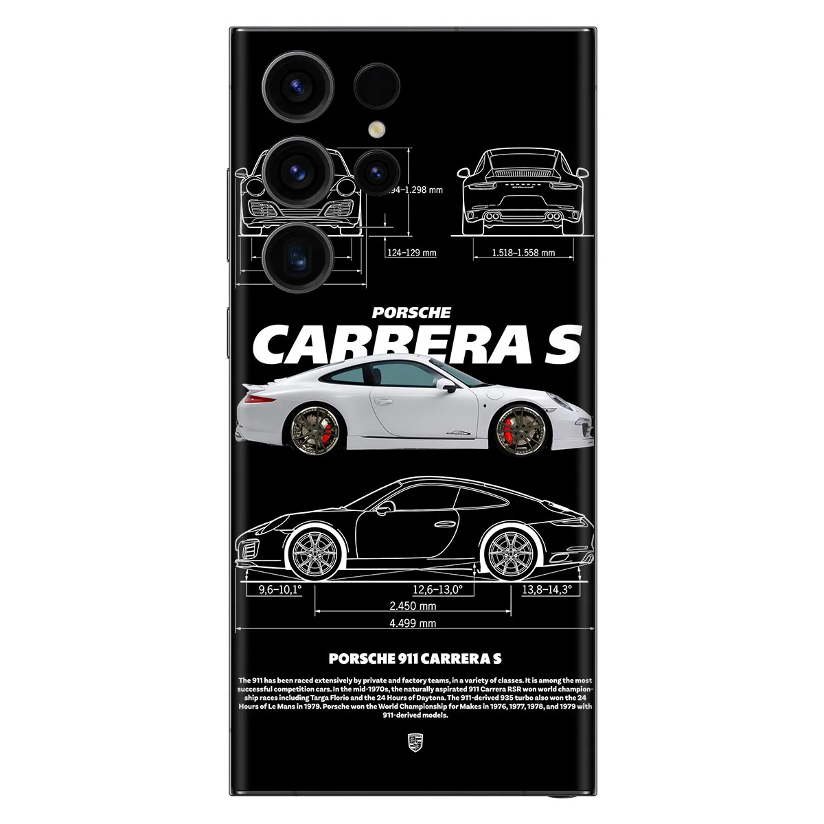 Cabbera Black Mobile Skin