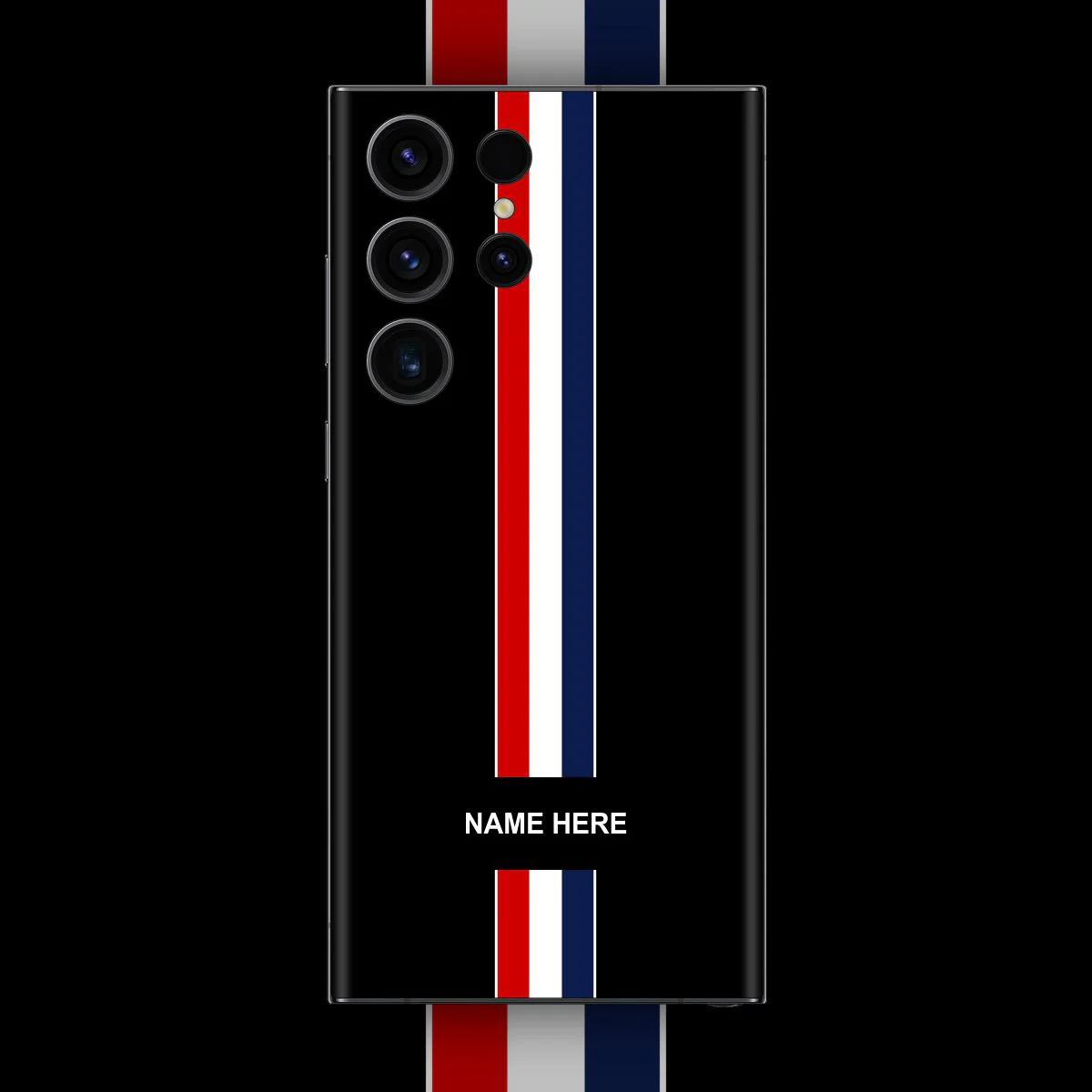 Stripes - Custom Name Mobile Skin