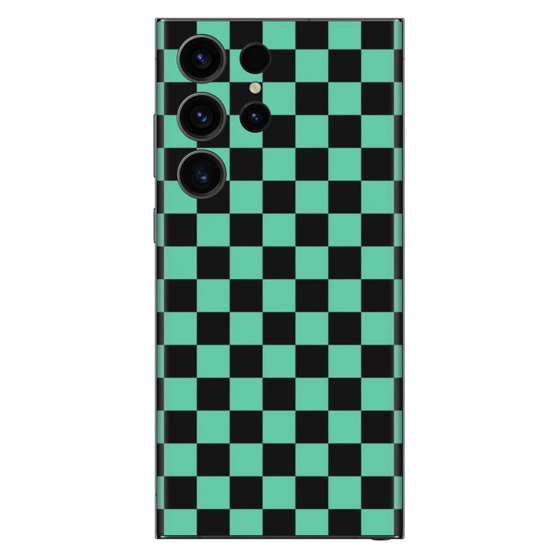 Checks Haori Mobile Skin