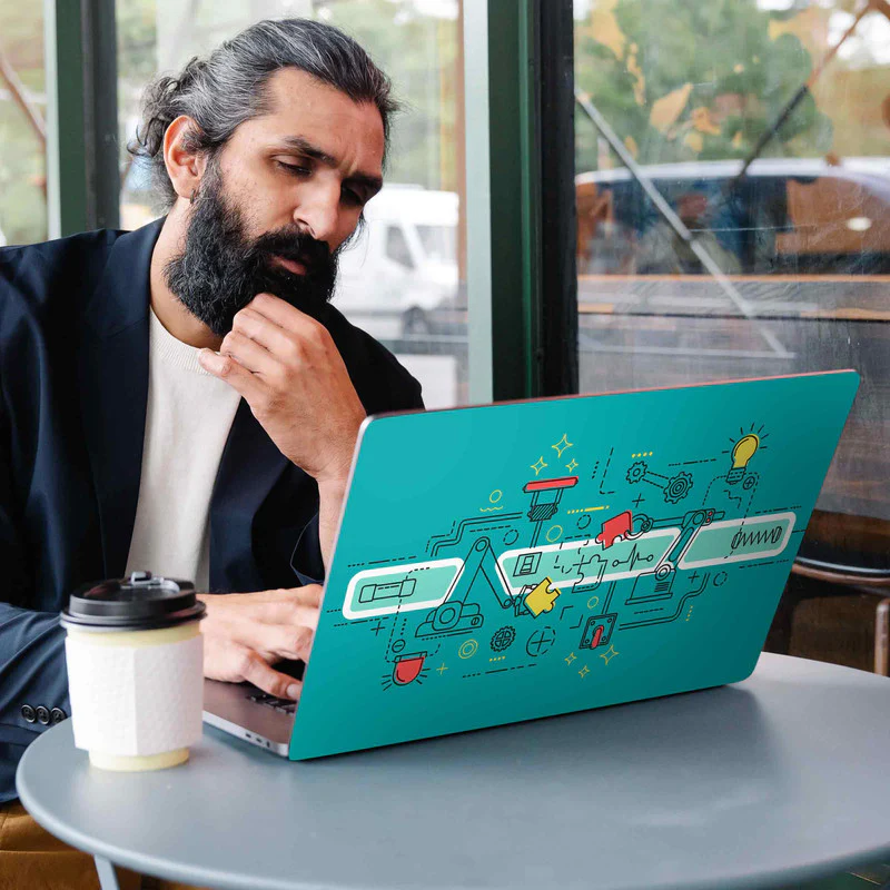 Circuit 1 Laptop Skin - Image 2