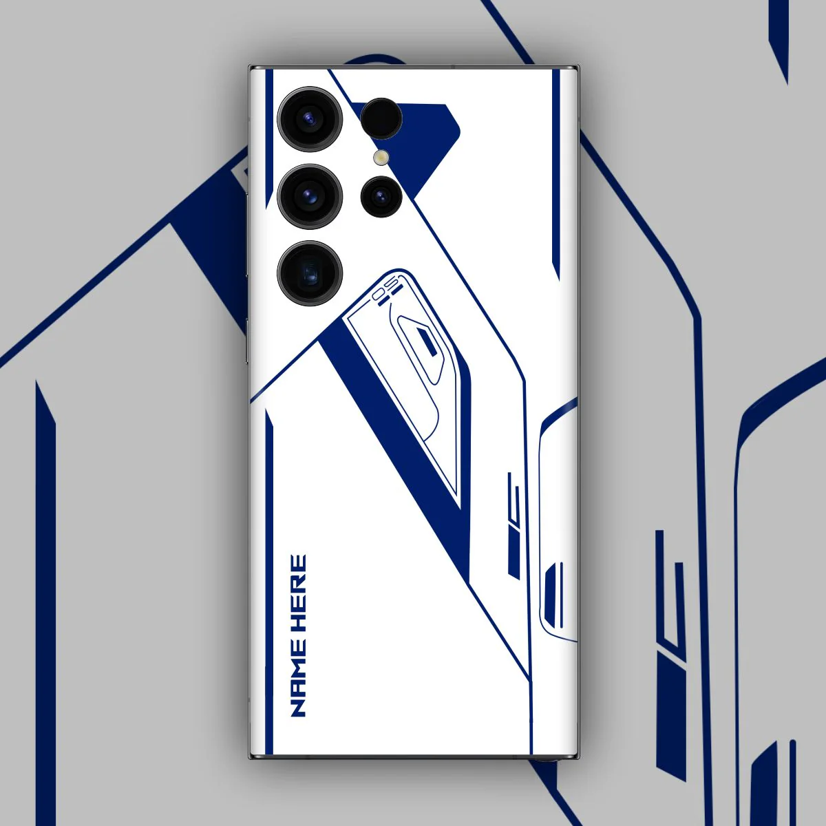 Rog Blue - Custom Name Mobile Skins
