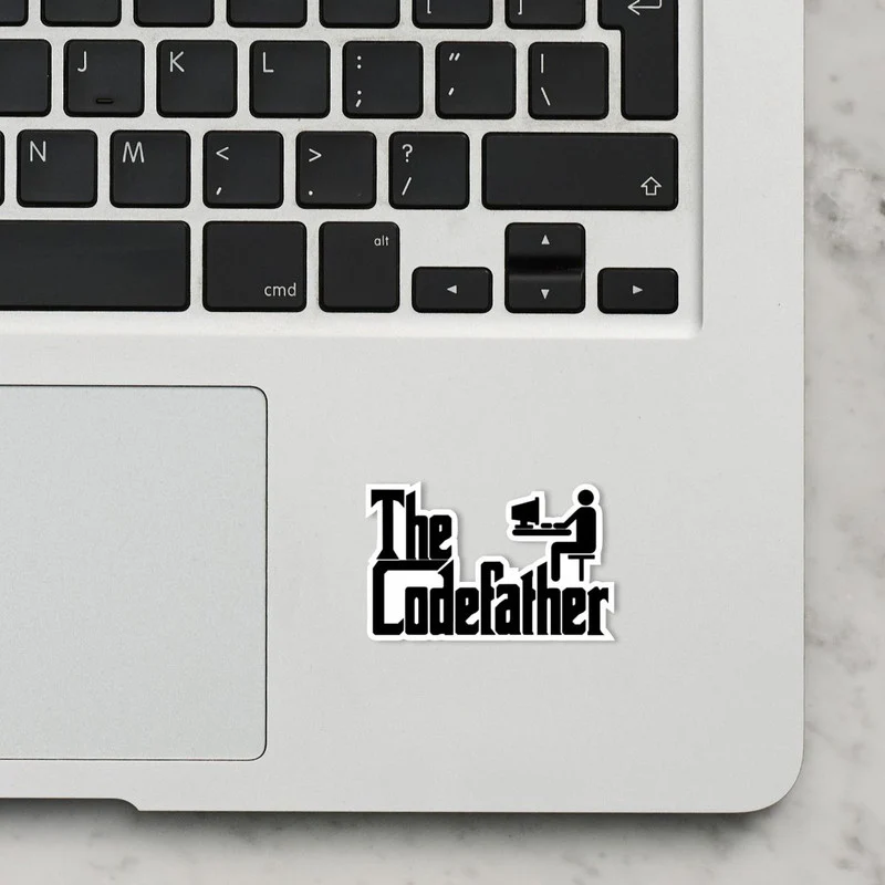 Code Father Laptop Sticker - Image 2