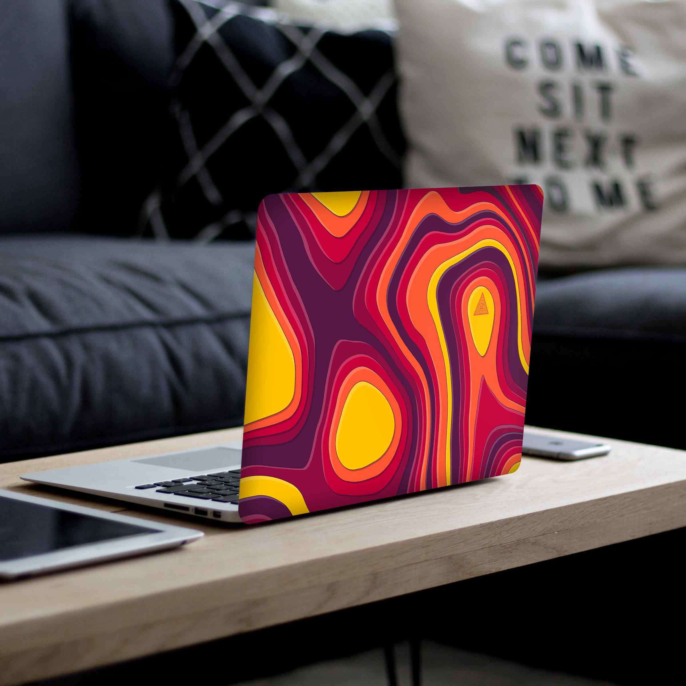 Colourful Curvature Laptop Skins