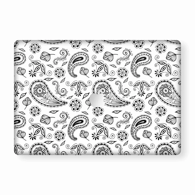 White Bandana  MacBook Skins