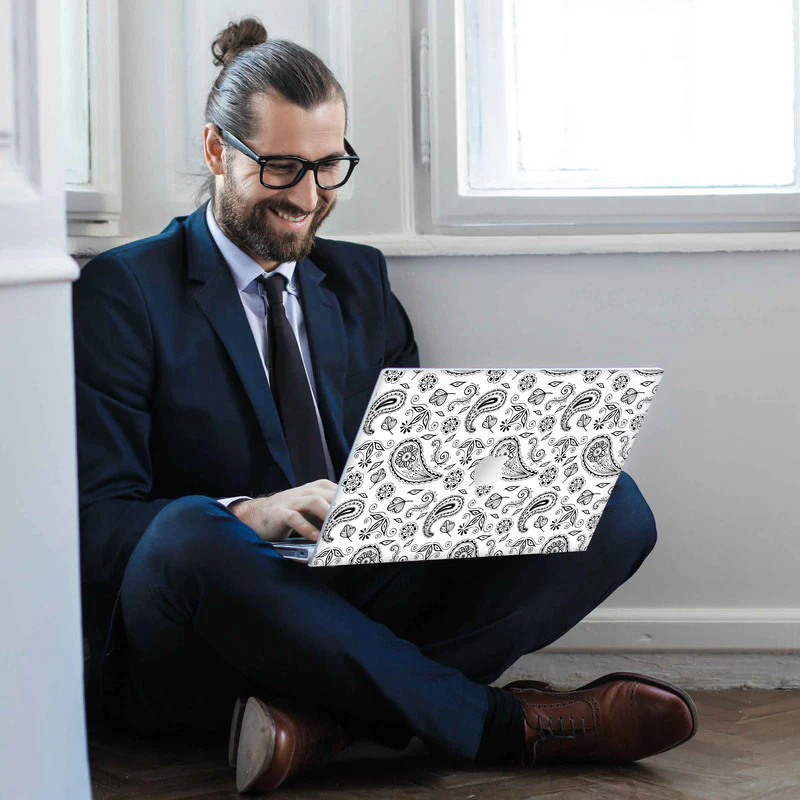 White Bandana  MacBook Skins - Image 3
