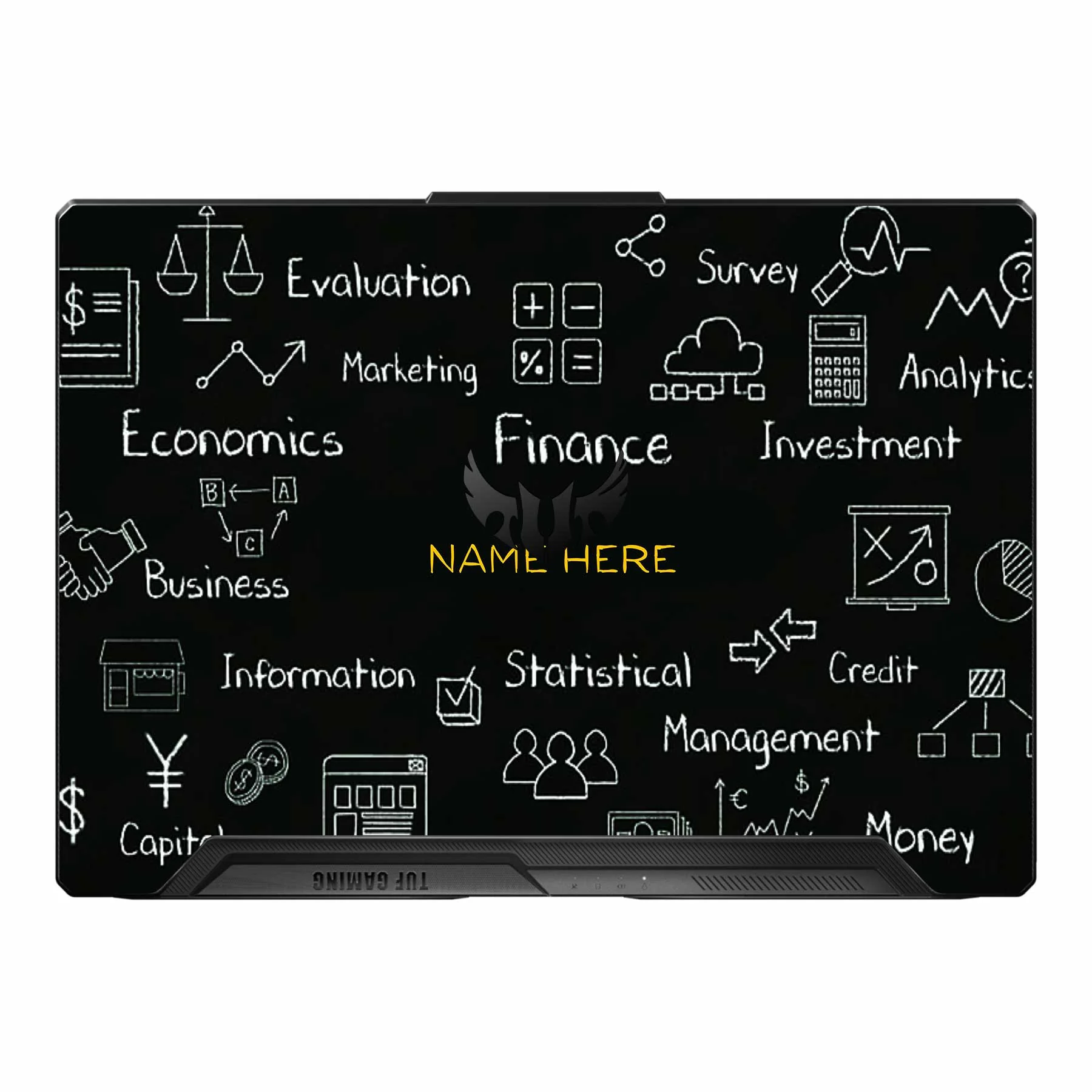 Asset Management Custom Name Asus TUF A15 FA506 FA507 FX506 FX507 Laptop Skin