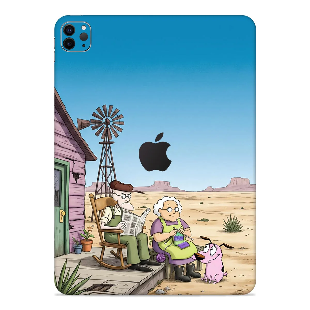 Cowardly Dog iPad Skin