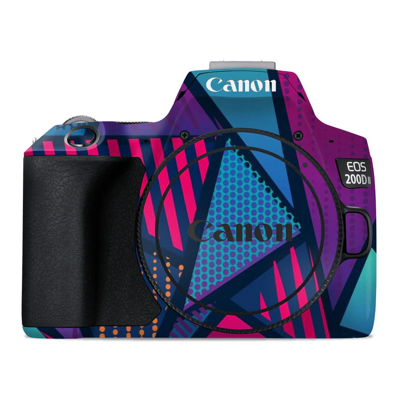 Blue Triangle Pattern Camera Skins - Image 2