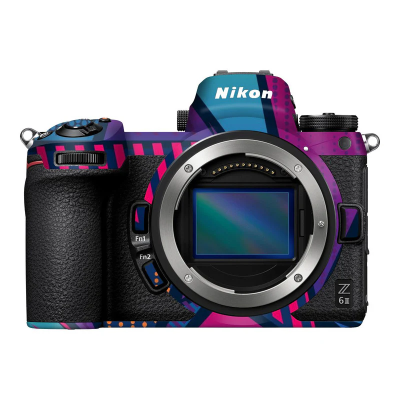 Blue Triangle Pattern Camera Skins - Image 3