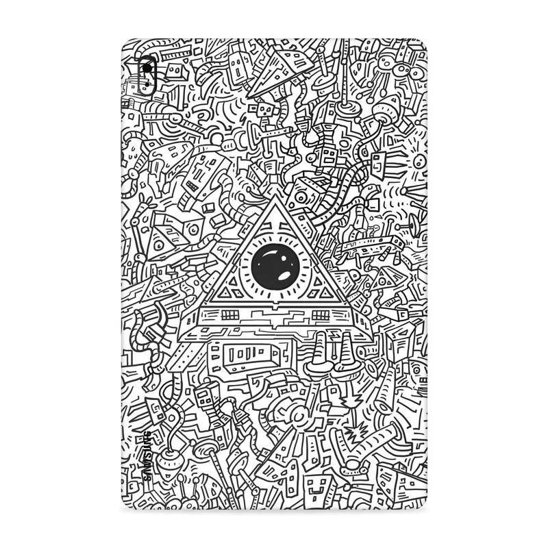 Doodle Robot Tab Skin