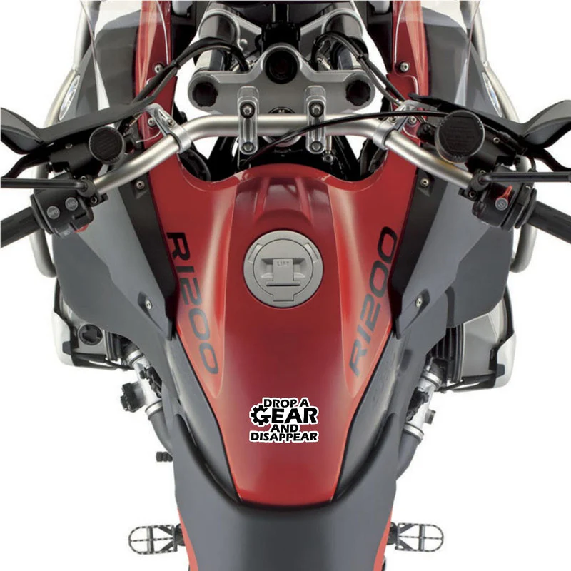Drop A Gear Bike Fuel Tank Decal