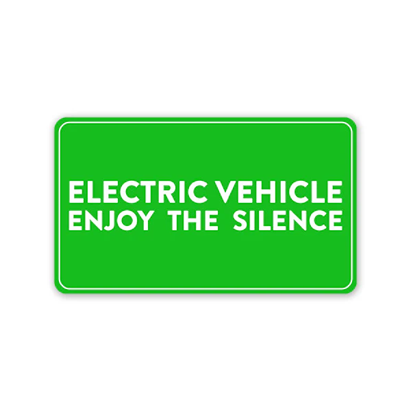 Electric Vehicle Car Sticker