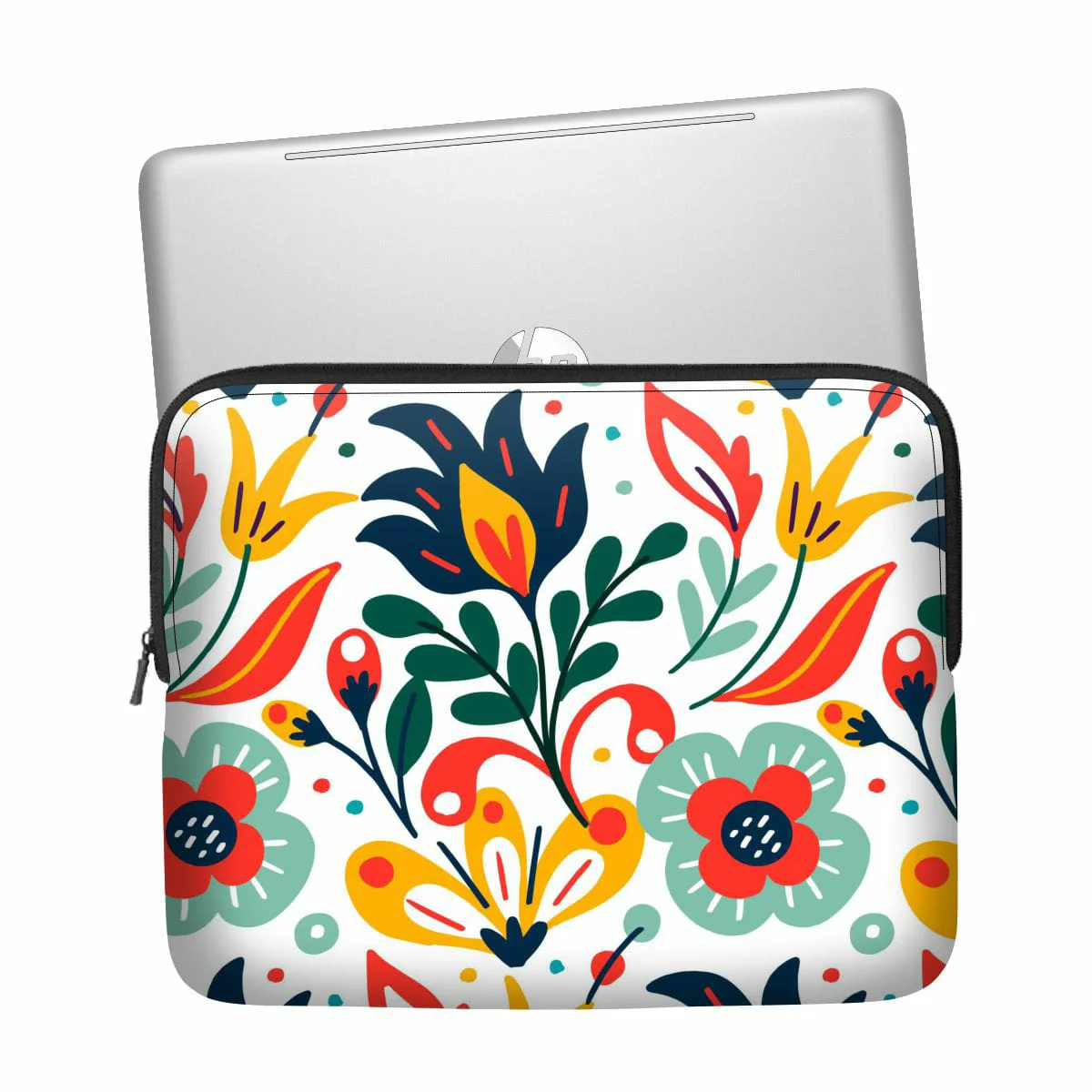 Flowers and Butterflies Laptop Sleeve