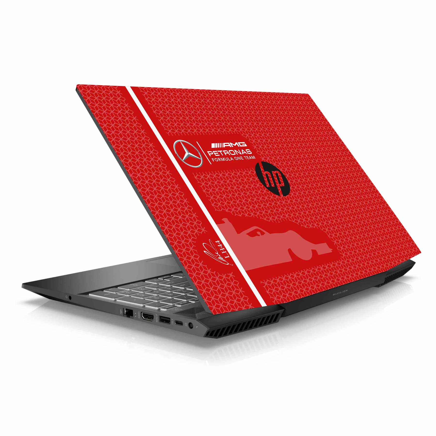 Formula Fans - Red HP Pavilion Gaming 15 CX Series Laptop Skin