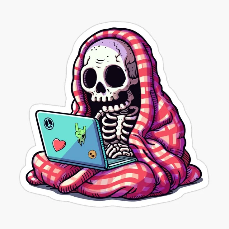 The Cold Night Laptop Sticker