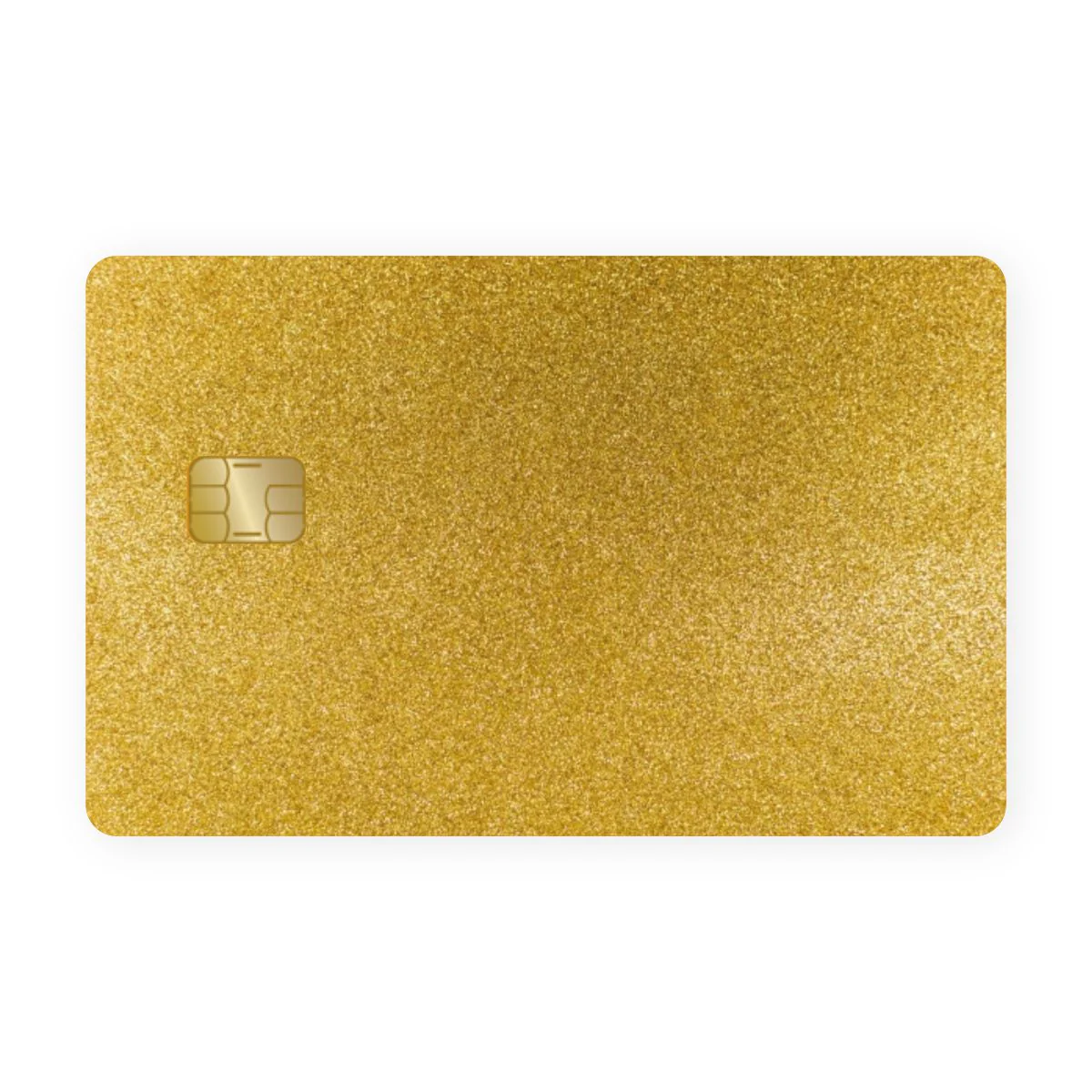 Gold Glitter Card