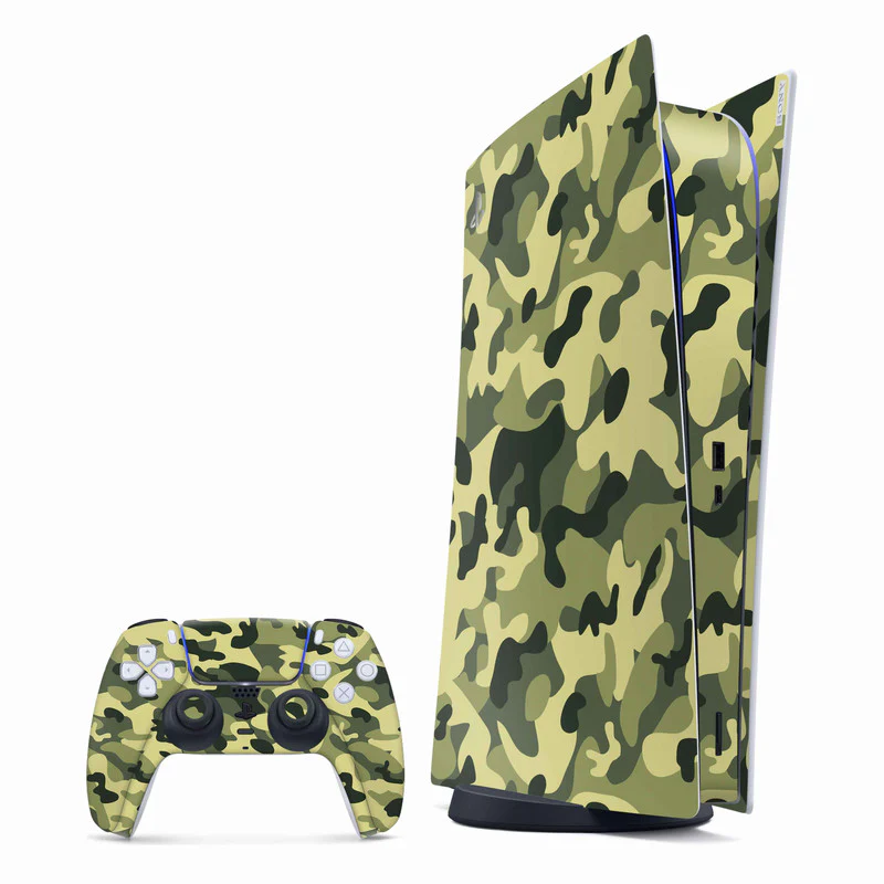 Green Camo PlayStation Skin