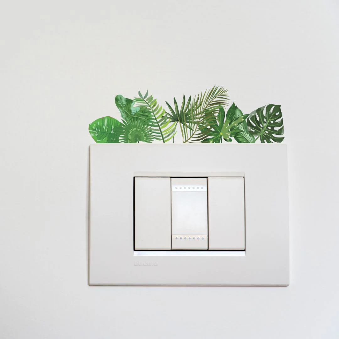 Green Leaves Wall Sticker