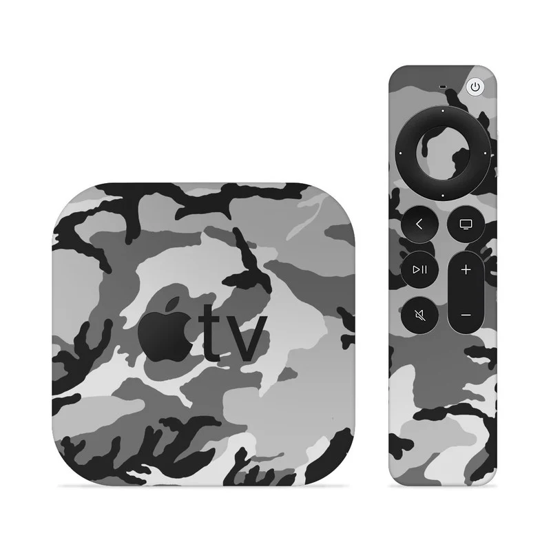 Grey Camo Skin For Apple TV