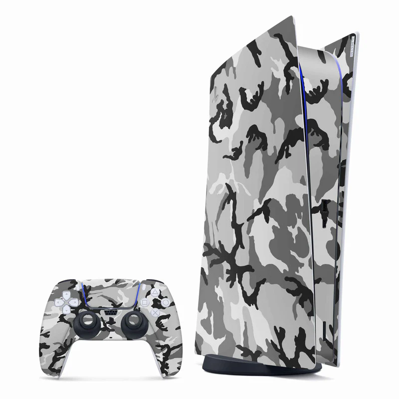 Grey Camo PlayStation Skin