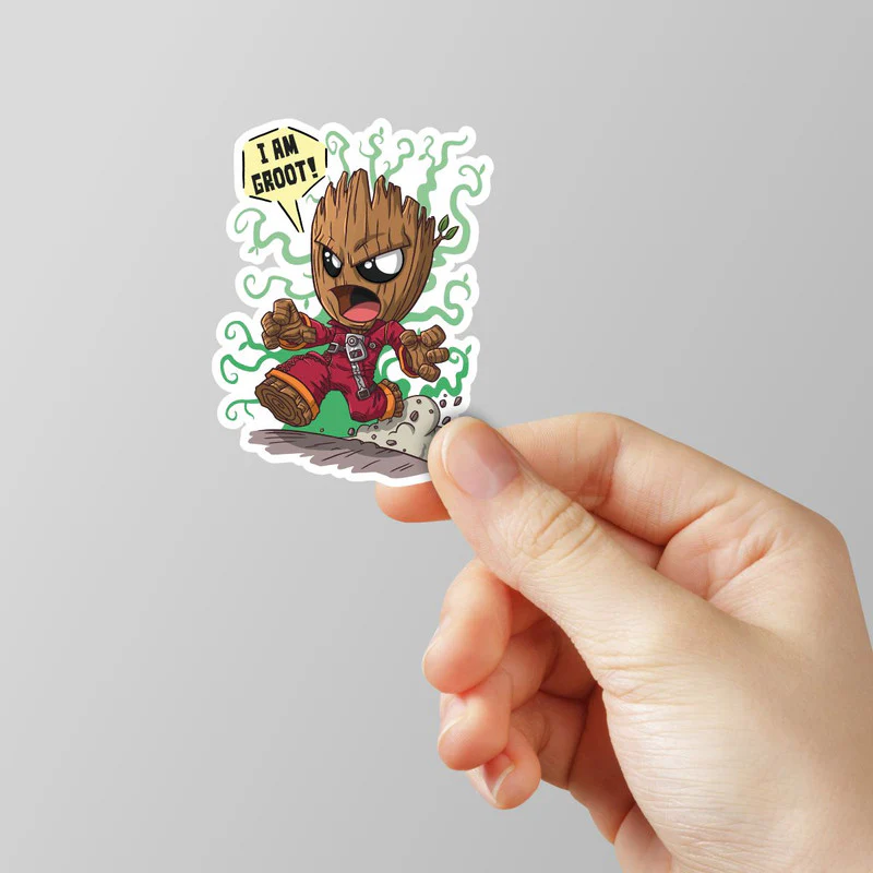 Groot Laptop Sticker
