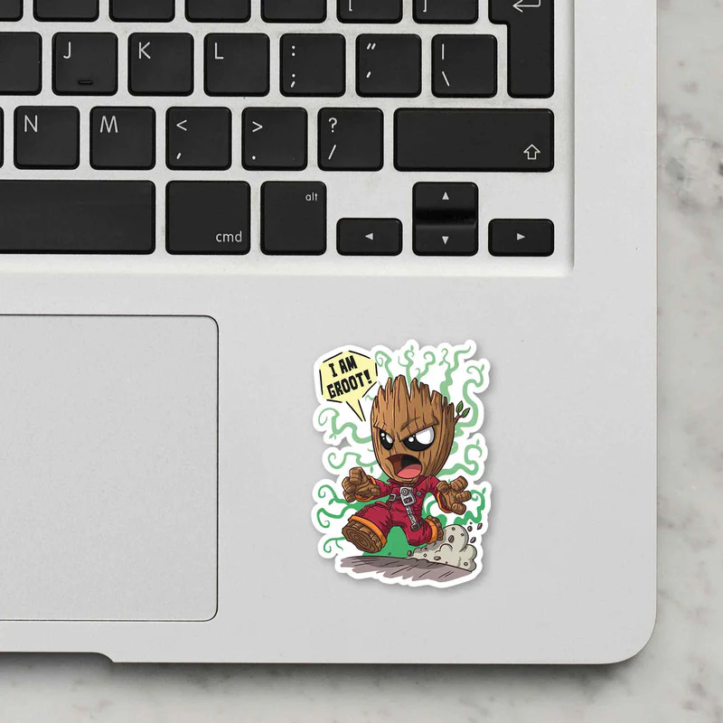 Groot Laptop Sticker - Image 2