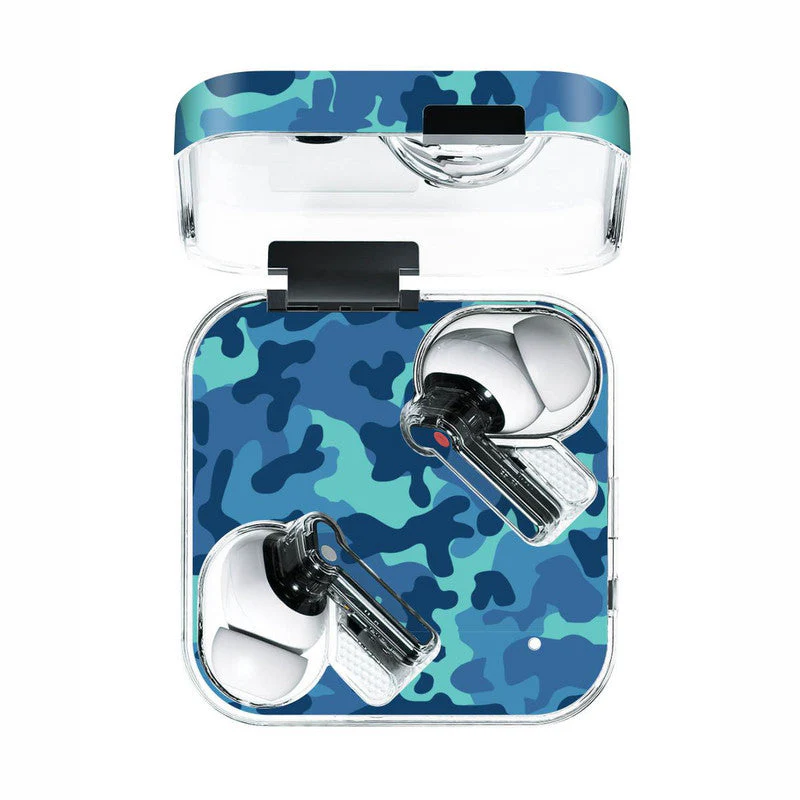 Grove Blue Camo Skin Skin - For Nothing Ear 1, 2, CMF
