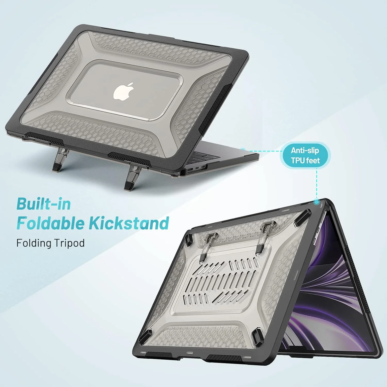 Heavy Duty Honeycomb Hard Shell Case for MacBook - Image 5