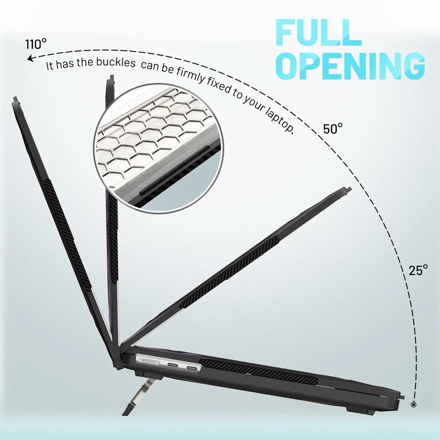Heavy Duty Honeycomb Hard Shell Case for MacBook - Image 8