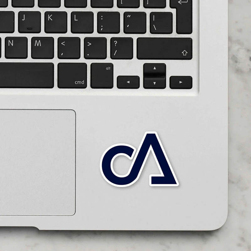 I Am CA Laptop Sticker - Image 2