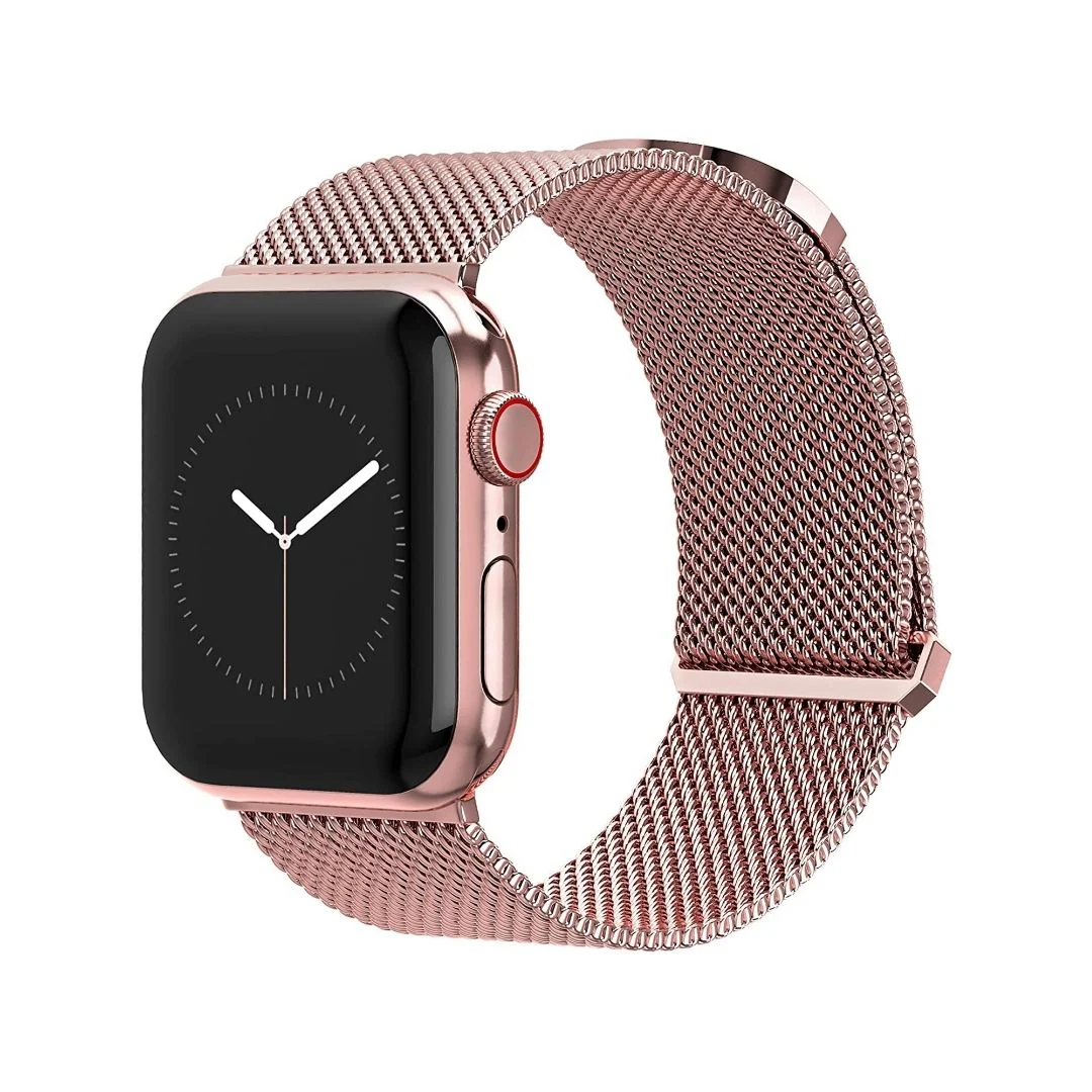 Apple Watch Melanese Mesh Strap Rose - 42/44/45/49 MM - Image 2