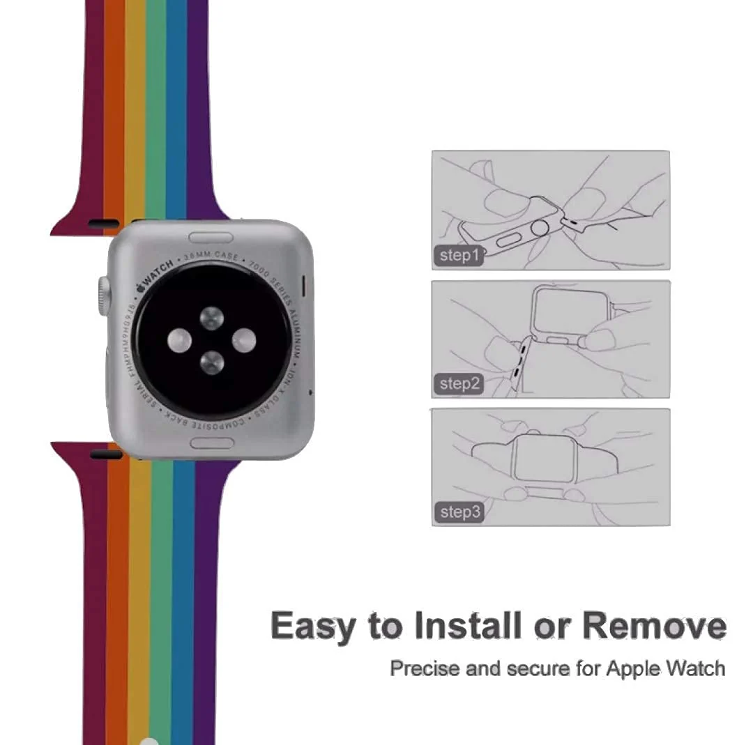Apple Watch Strap Rainbow -  38/40/41 MM - Image 3