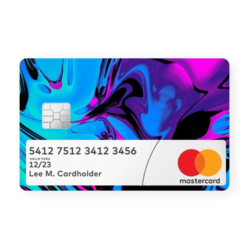 Blue Mercury Card With Window - Image 2