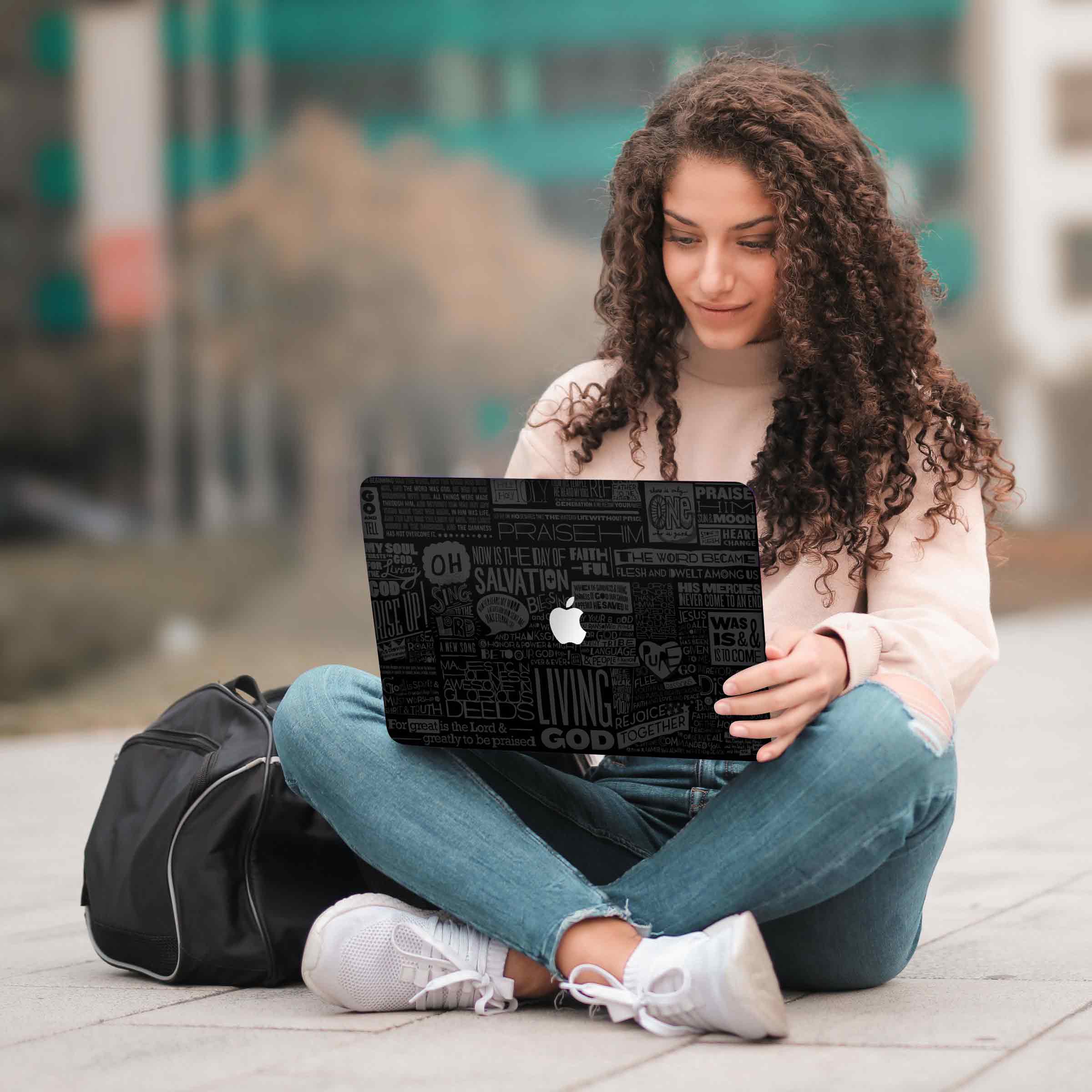 Macbook Black Glory Laptop Skins - Image 5