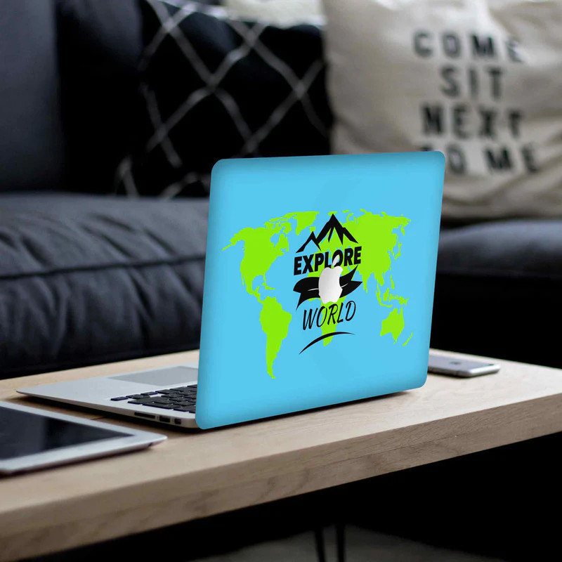 MacBook Explore The World Laptop Skin - Image 4
