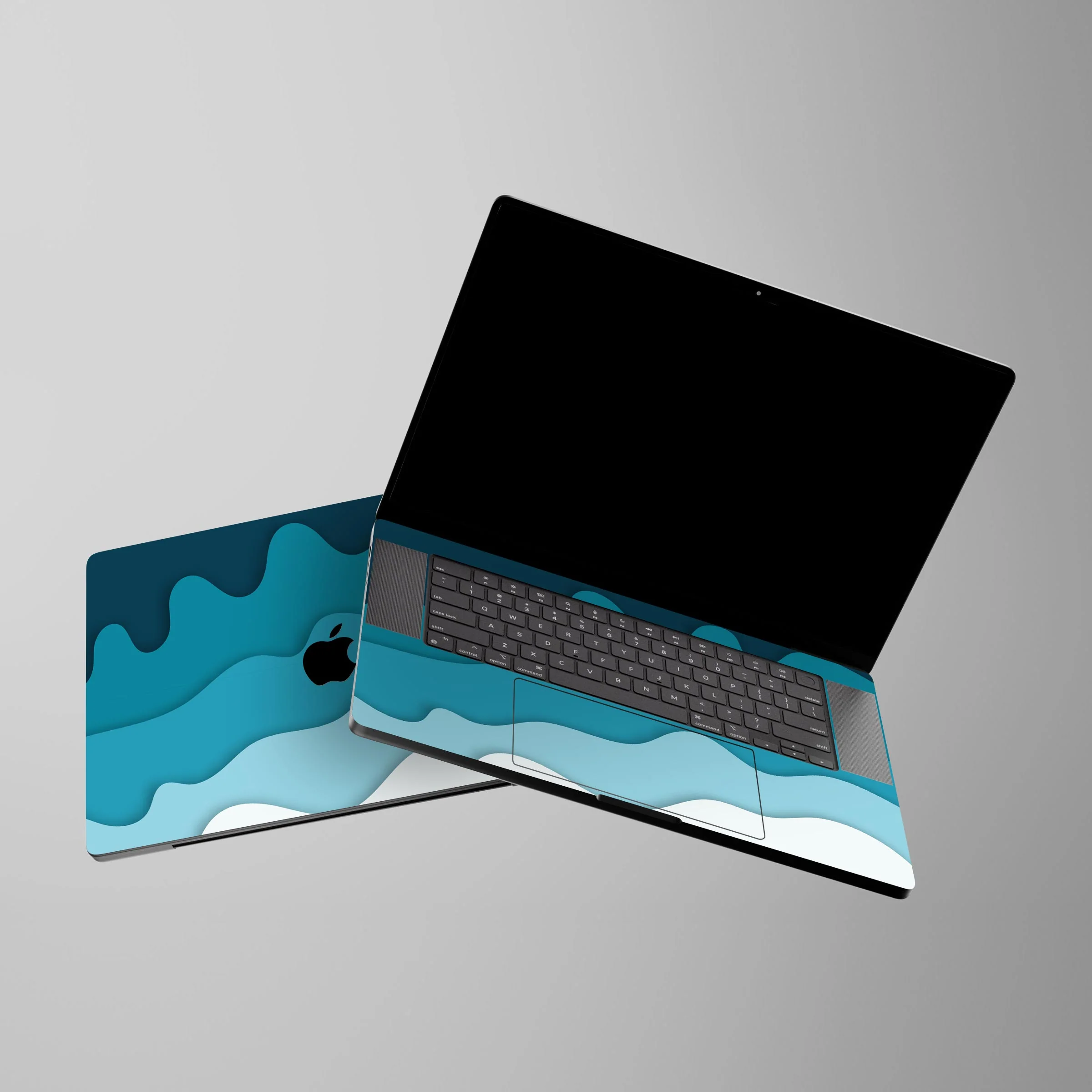 Falling Waves 1 Laptop Skin