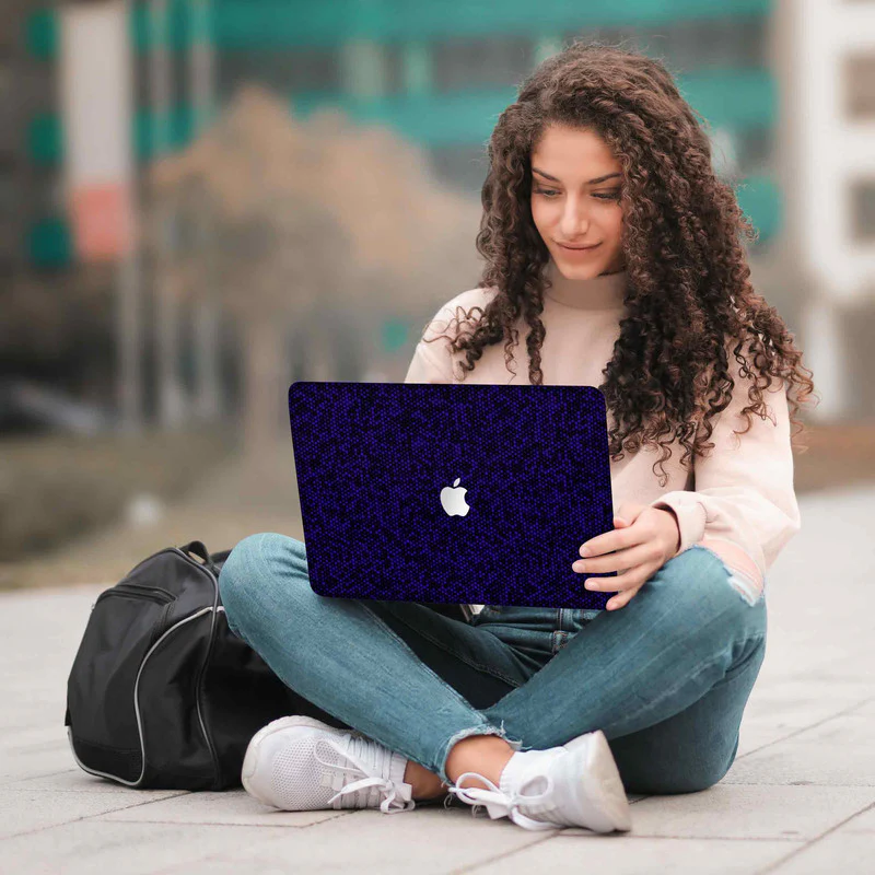 MacBook Matrix Design - Blue 2 Laptop Skins - Image 5