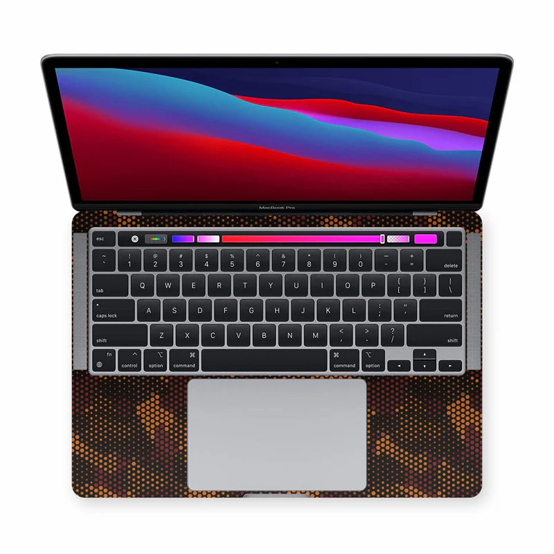 MacBook Matrix Design - Brown 1 Laptop Skins - Image 2