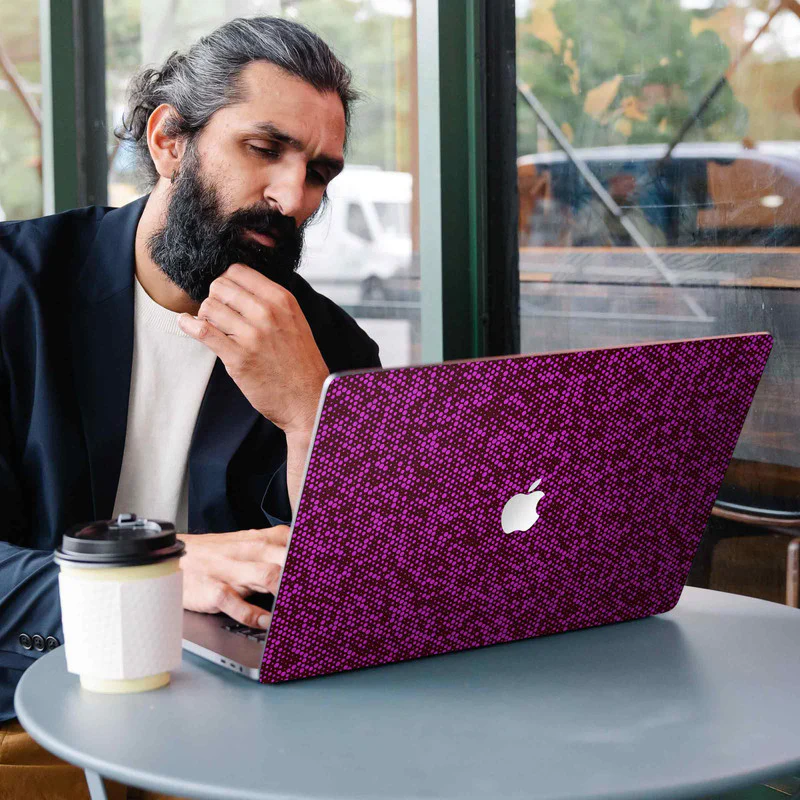 MacBook Matrix Design - Pink 2 Laptop Skins - Image 3