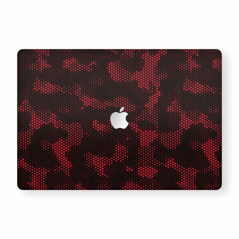 MacBook Matrix Design - Red 1 Laptop Skins