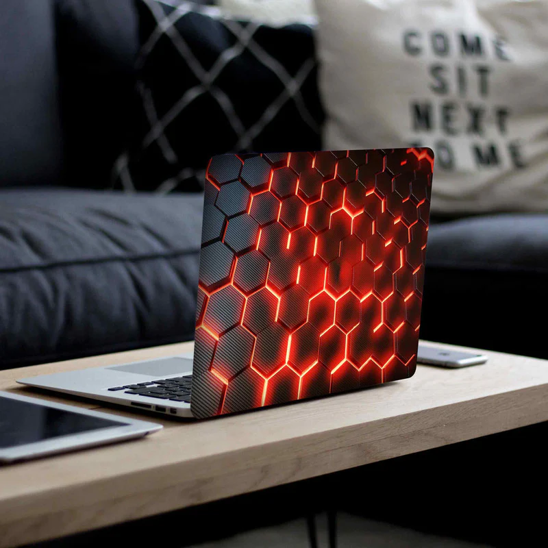 Matrix Orange Laptop Skins - Image 4