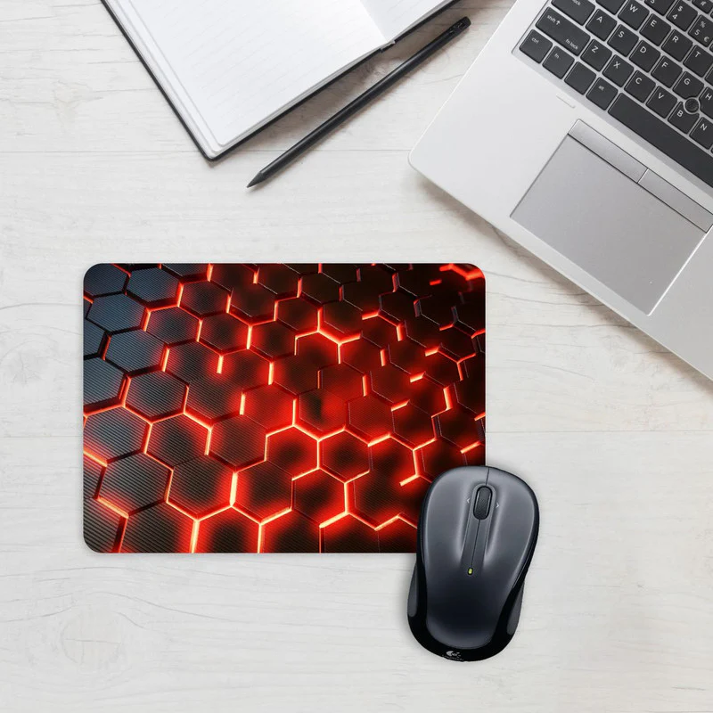 Matrix Orange Mouse Pad - Image 2