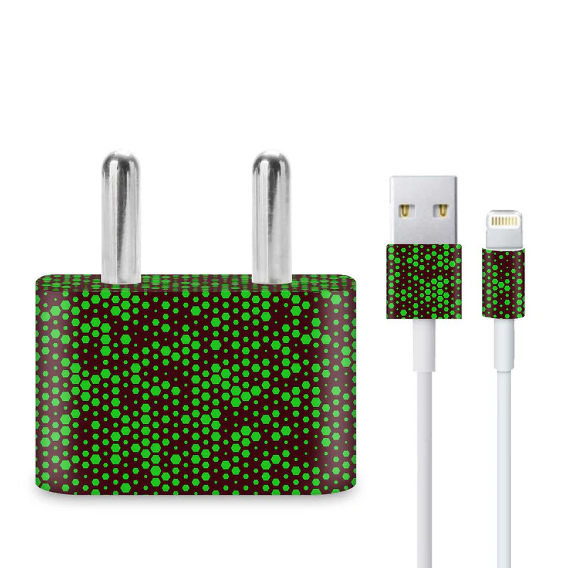 Matrix Design - Green 2 Charger Skin - Image 3