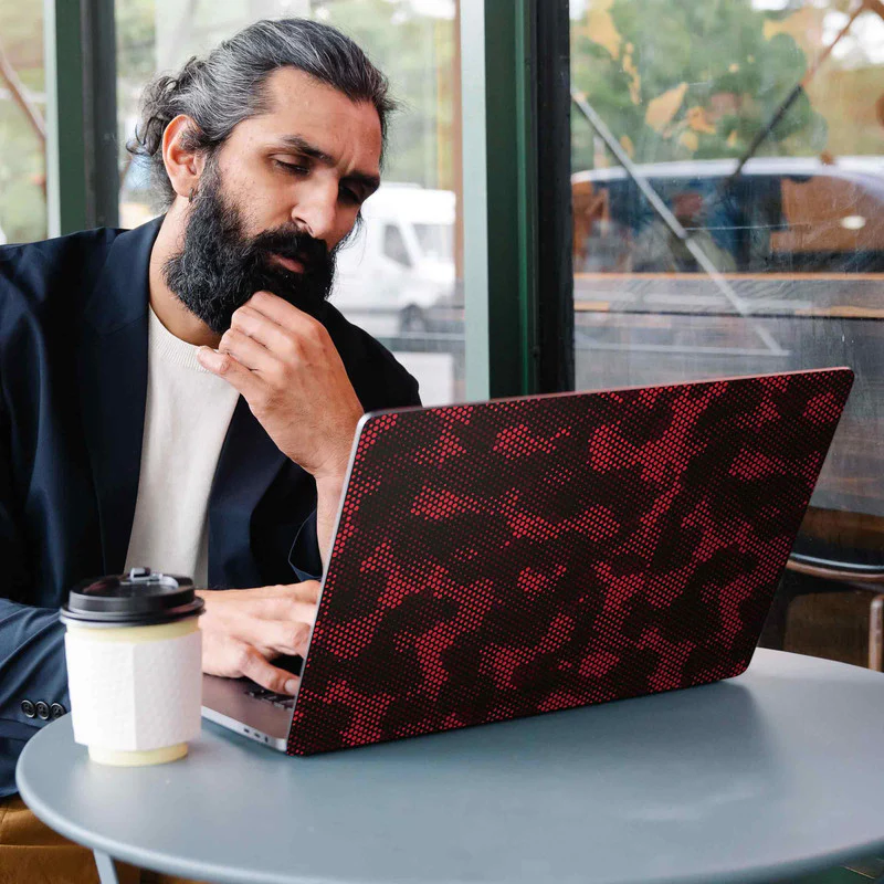Matrix Design - Red 1 Laptop Skins - Image 2
