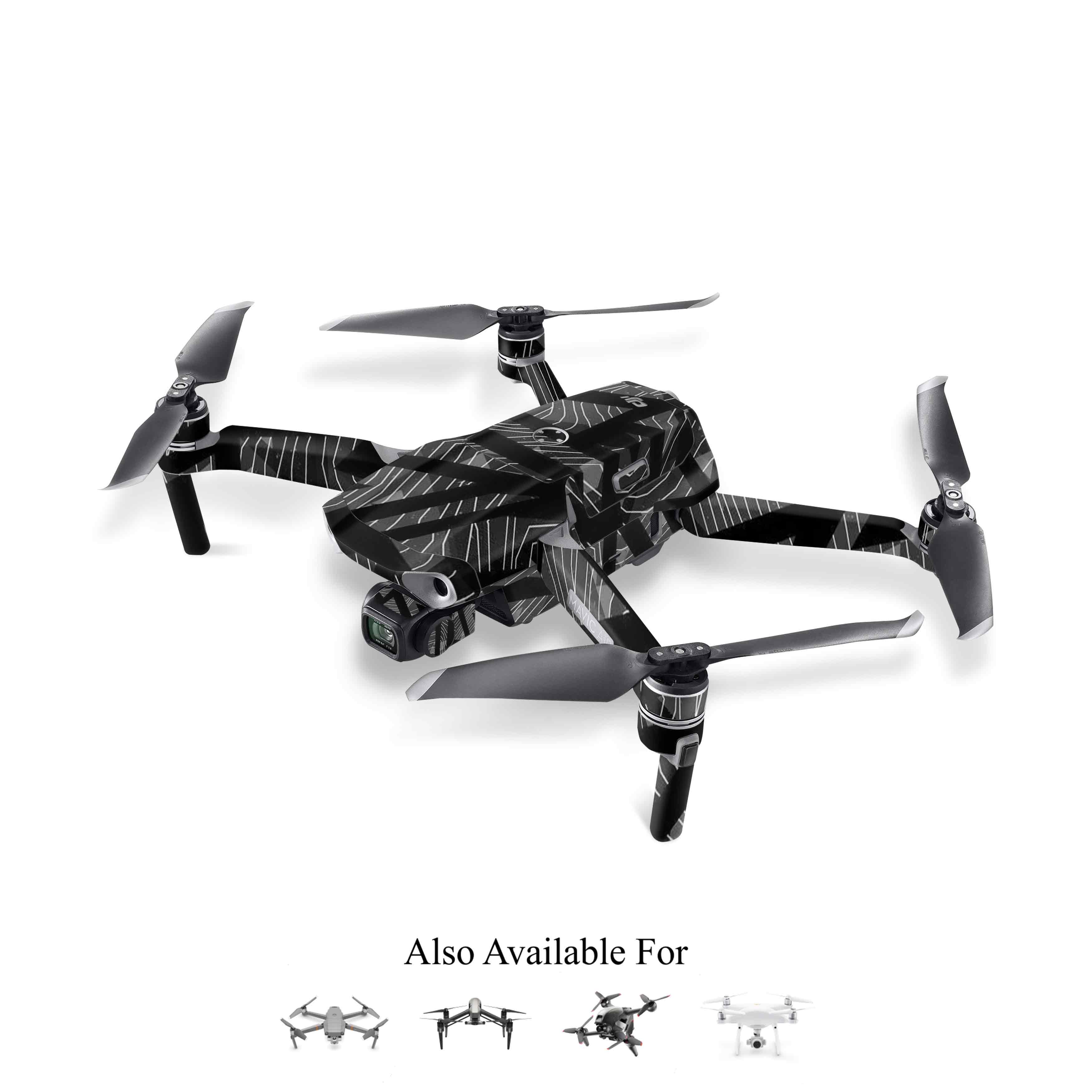 Midnight Abstraction Drone Skin